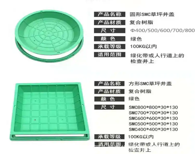 长乐树脂复合种植井盖展示